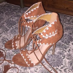 Nordstrom tie up heels